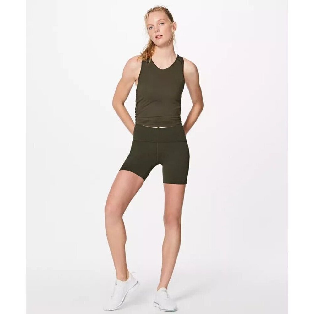 Lululemon Train Times Short 6” Sage Green Women’s Size 0 - Picture 3 of 15